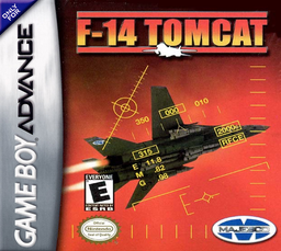 F-14 Tomcat box art for GameBoy Advance